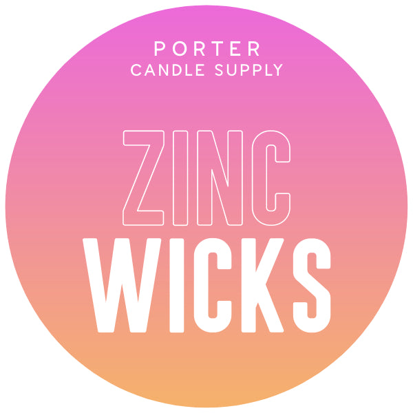 Zinc Core Wicks Candle Wicks Porter Candle Supply